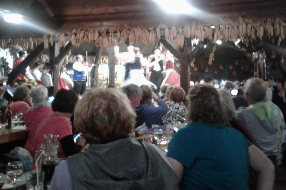 Hungarian folk dancing
